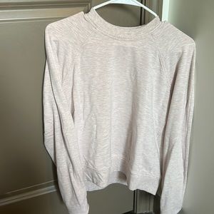 Soft light pink lululemon crewneck